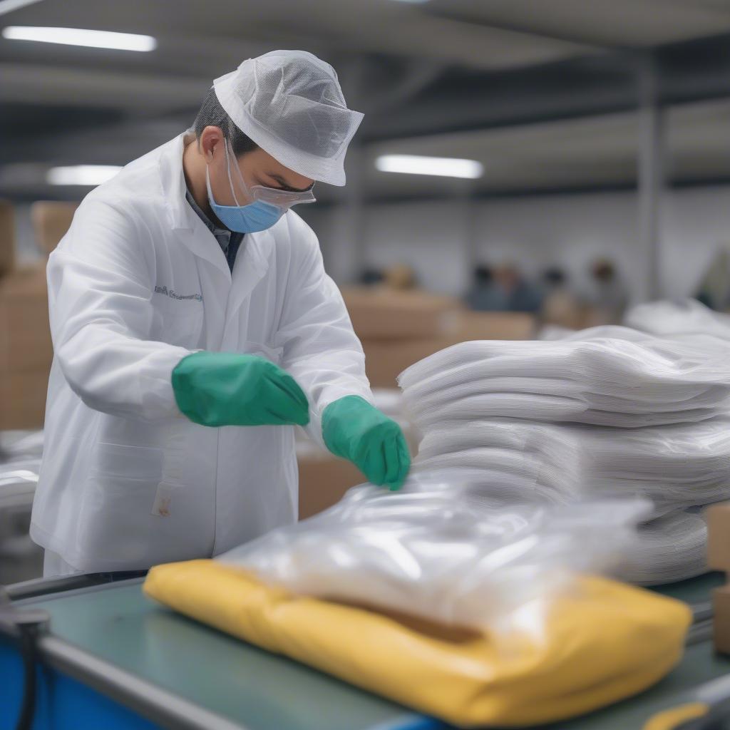 Quality Control in a Non-Woven Bag Factory