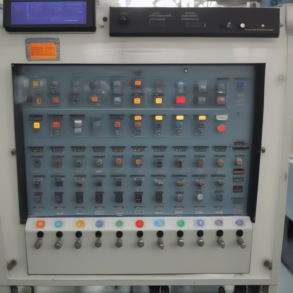 Control Panel of a Non-Woven Bag Making Machine