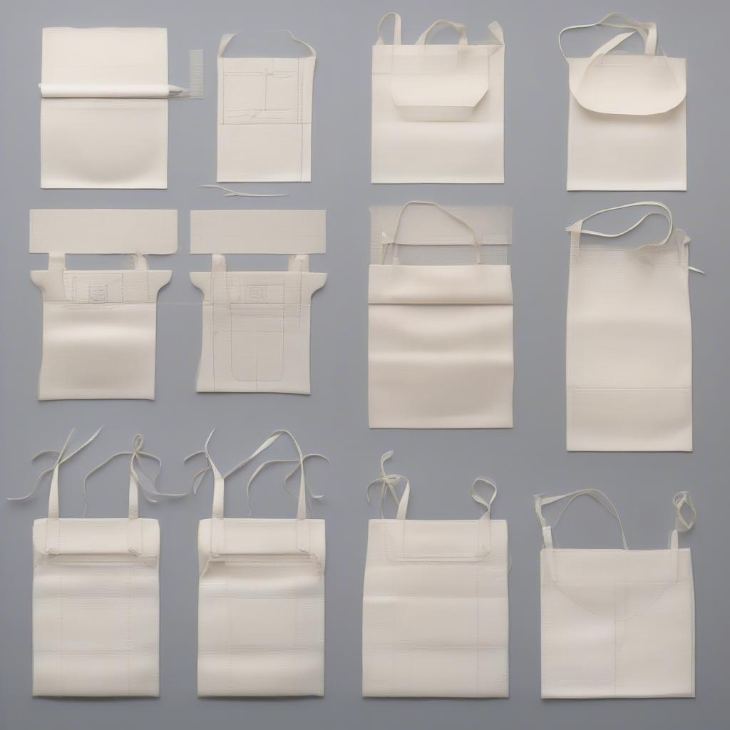 Step-by-step process of crafting a non-woven bag