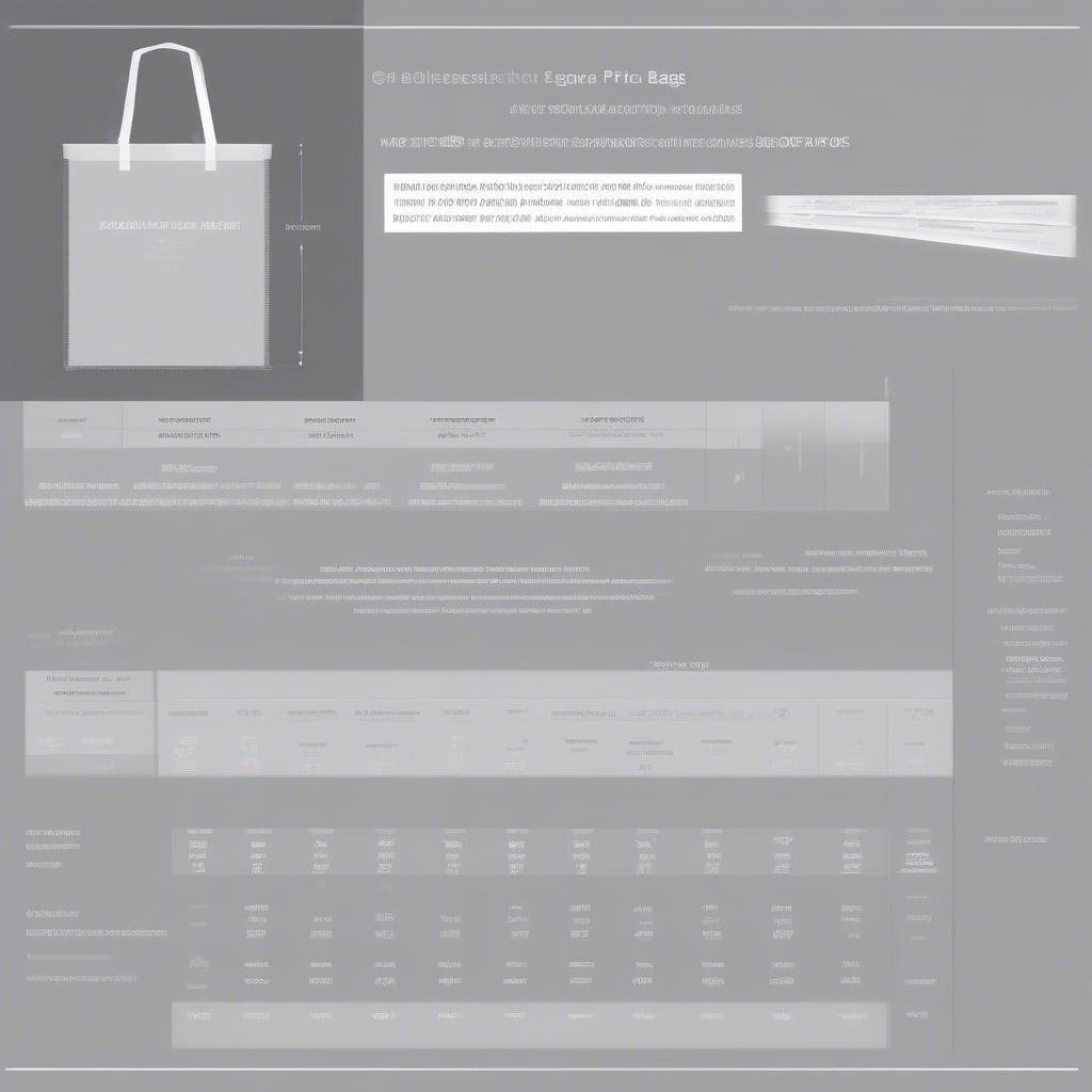 Example of a Non-Woven Bag Pricelist