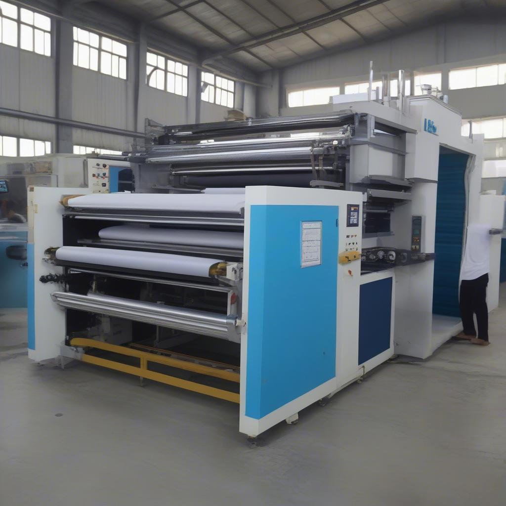 Non Woven Bag Printing Machine in Operation in Bangladesh