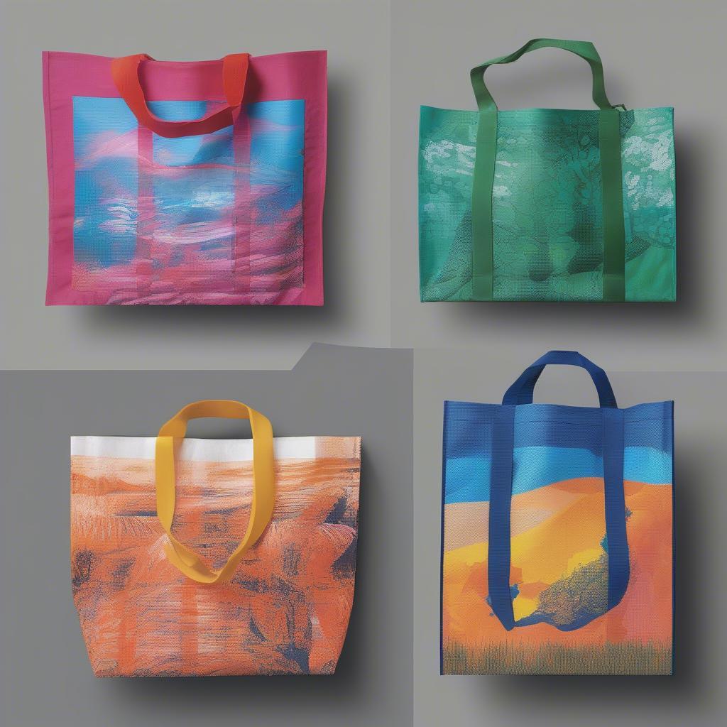 Different Printing Methods on Non-Woven Bags: Comparison of screen printing, offset printing, and digital printing results.