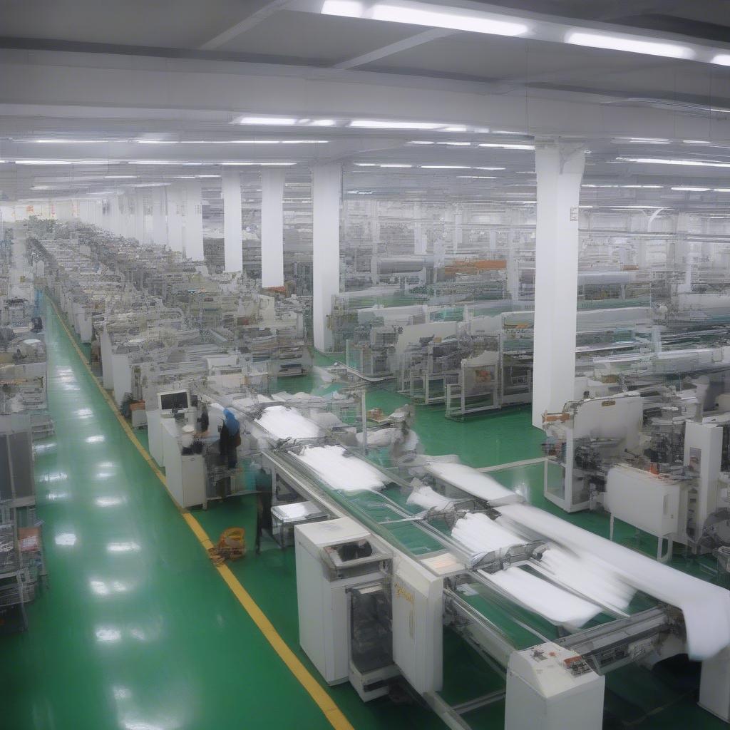 Non-Woven Bag Production Line in Dongguan Factory