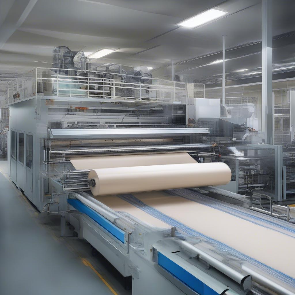 Automated non-woven bag production line