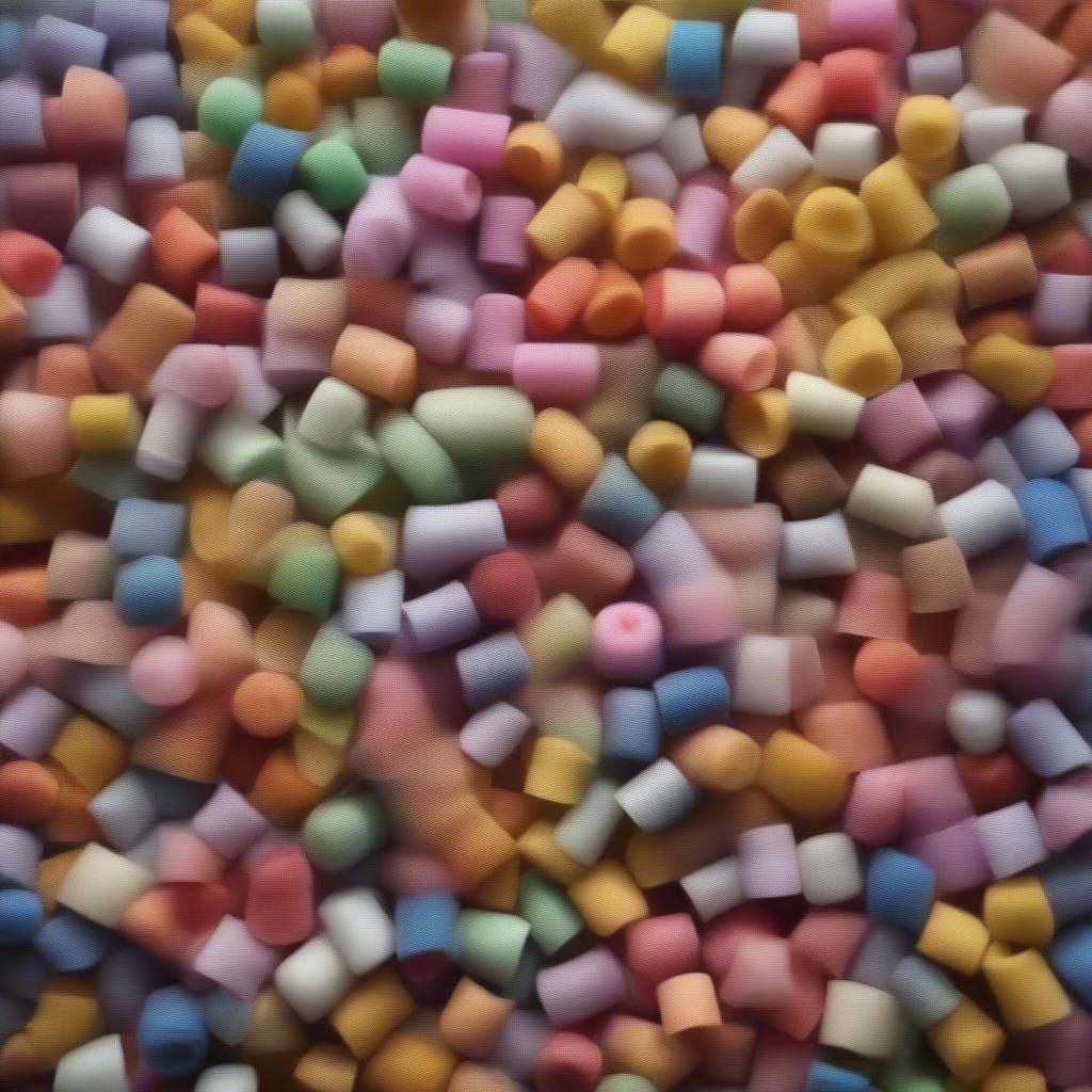 Polypropylene pellets and other raw materials used in non-woven bag production