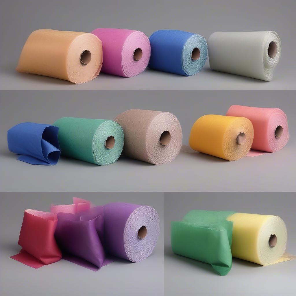 Various Colors and Thicknesses of Non Woven Bag Rolls