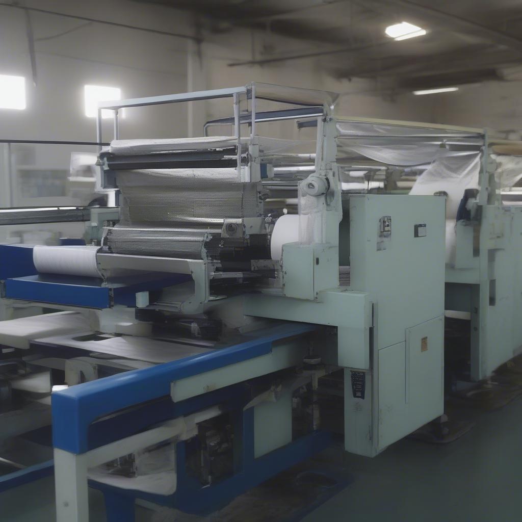 Non Woven Bag Stitching Machine in Operation in India