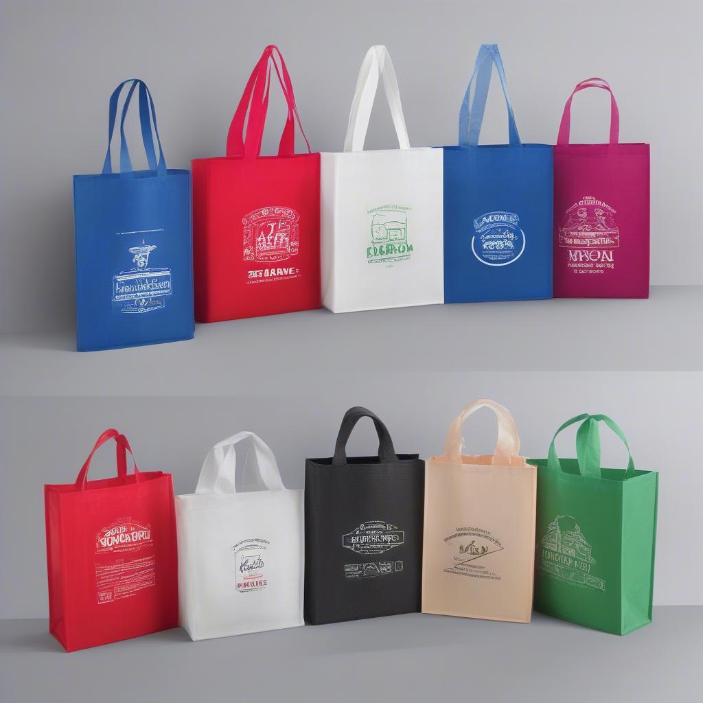 Variety of Non Woven Shopping Bags