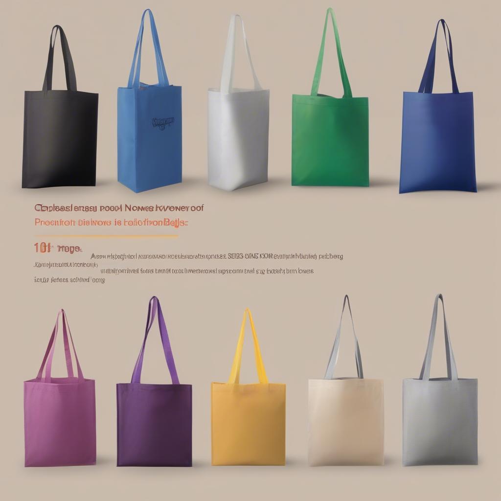 Variety of Non-Woven Bags