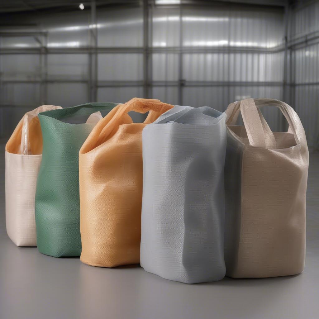 Non-woven bags used for specialized purposes.