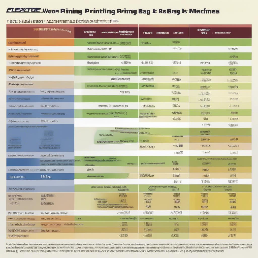 Non Woven D Cut Bag Printing Machine Price Comparison Table