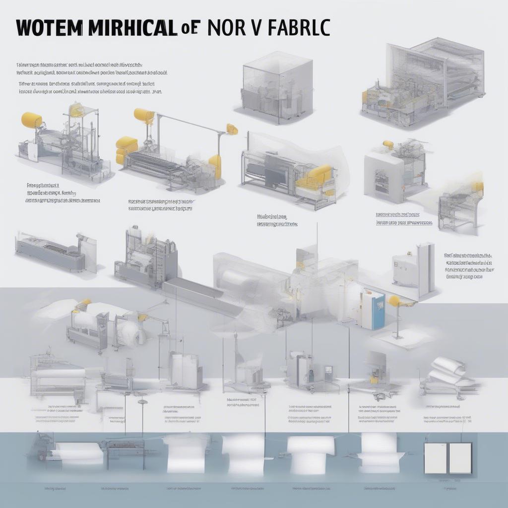 Non-woven fabric production process