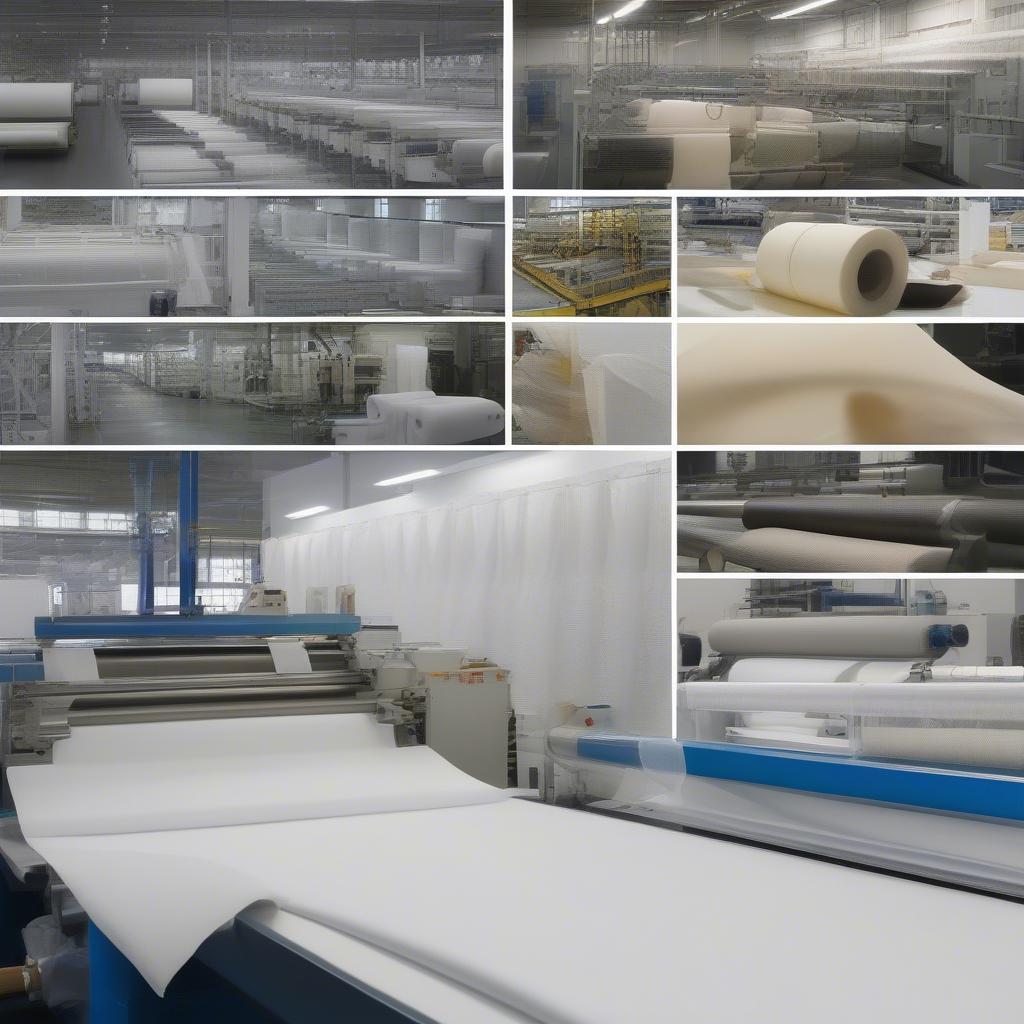 Non-woven fabric production process