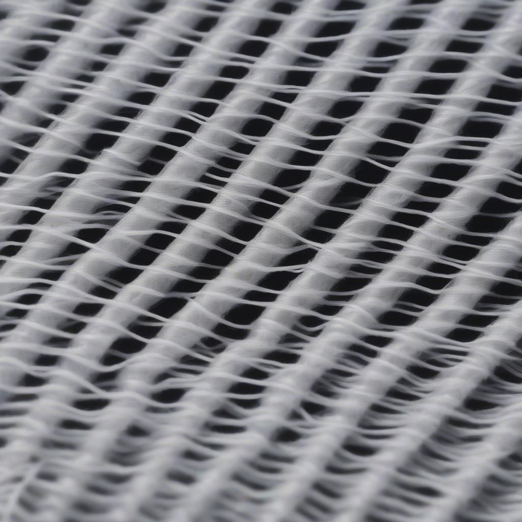 Non Woven Fabric Structure: A microscopic view of bonded fibers