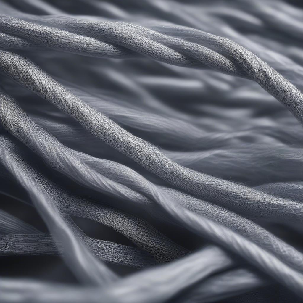 Non-woven Fabric Structure: A microscopic view showing the interconnected fibers that make up non-woven fabric, highlighting its strength and durability.