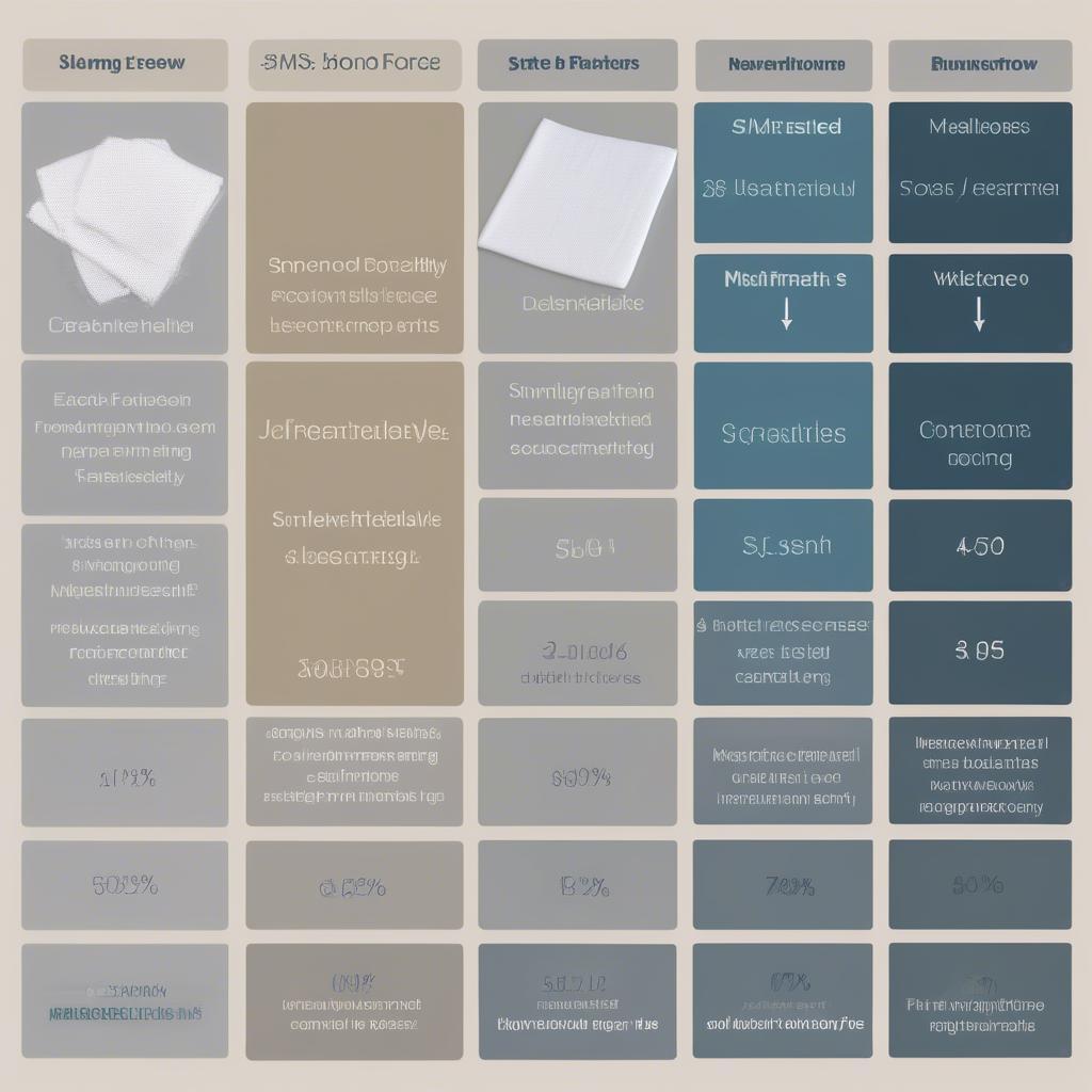 Comparison of Different Non-Woven Fabric Types