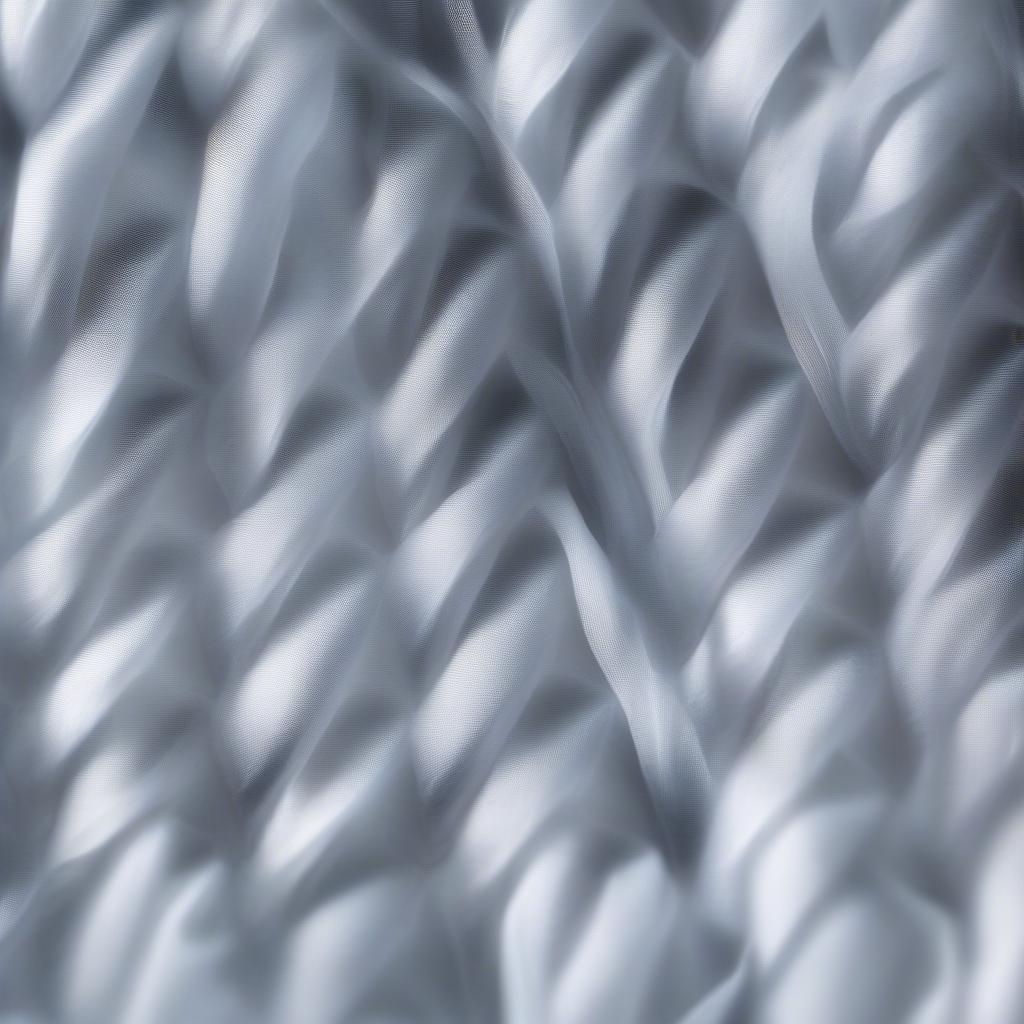 Close-up view of non-woven fabric used in ice bags