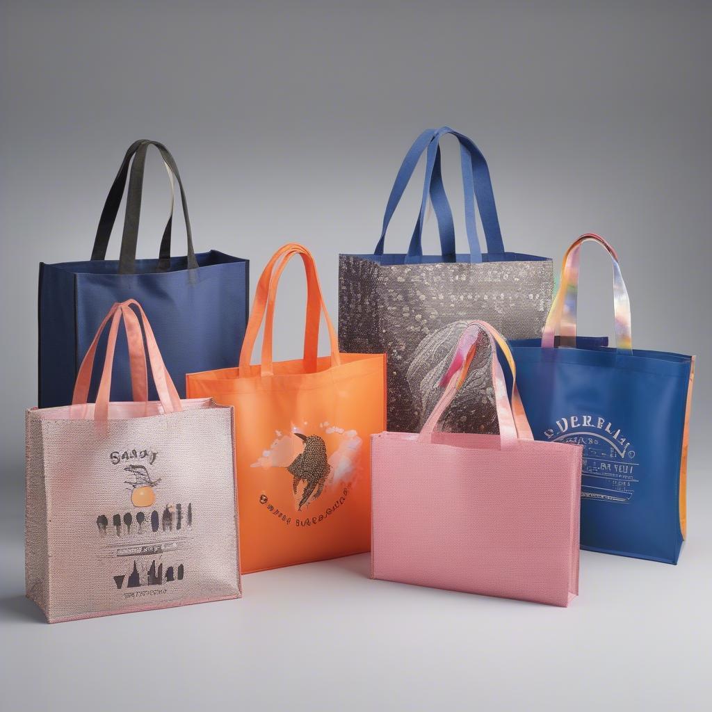 Variety of Non Woven Laminated Tote Bags