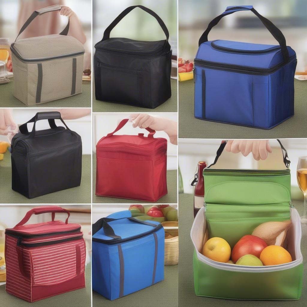 Various Styles of Non-Woven Picnic Lunch Cooler Bags