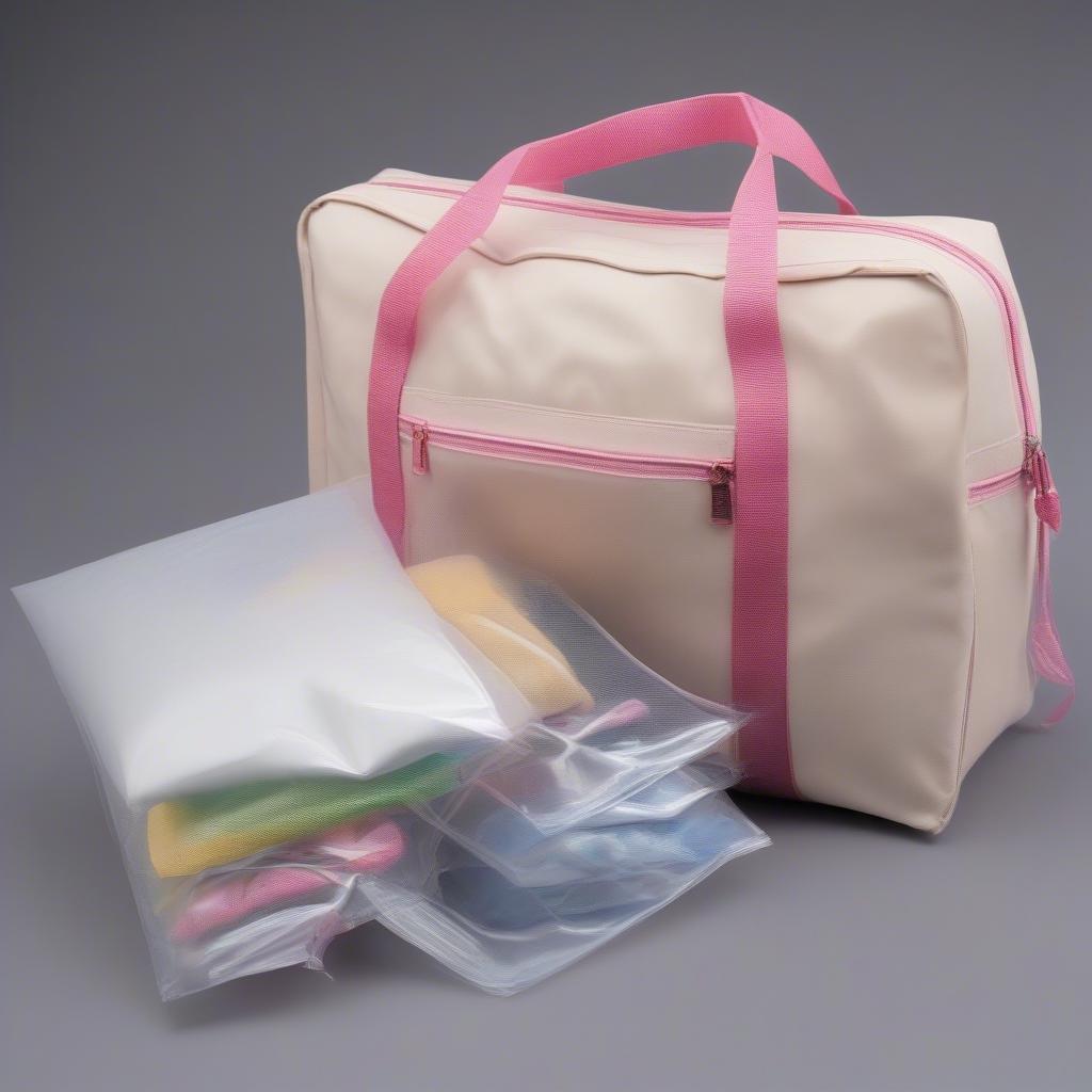 Examples of Non-Woven PVC Sewing Bags