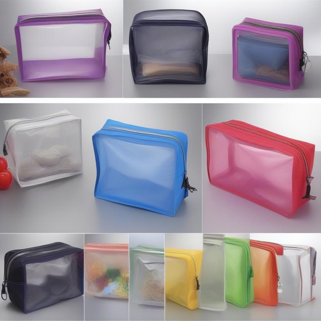 Variety of Non-Woven PVC Zipper Bags