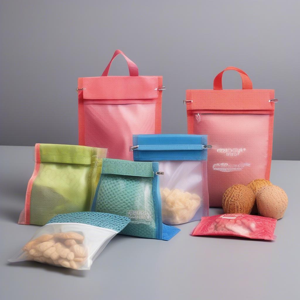 Variety of non-woven snack bags