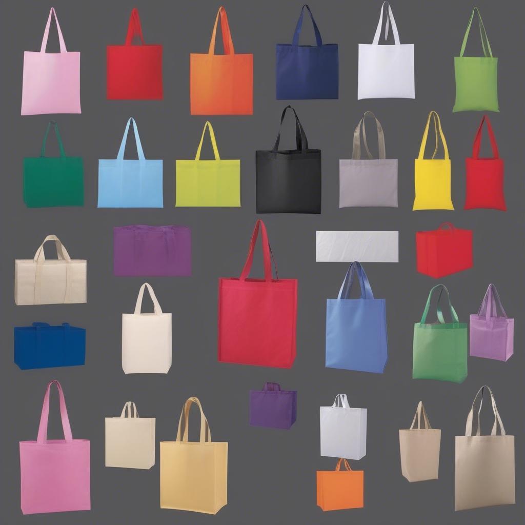 Wholesale Non Woven Tote Bags in Various Colors and Styles