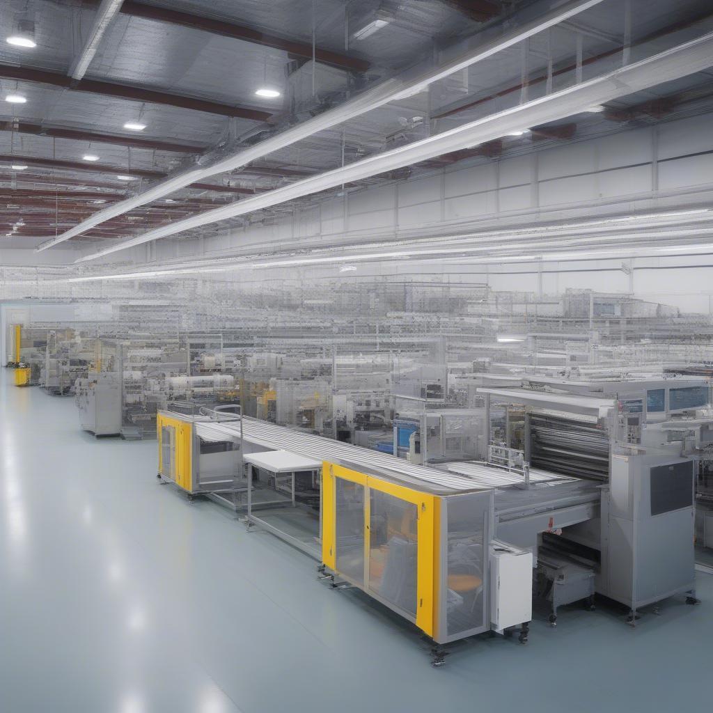 An optimized production line with a non-woven fabric bag making machine.