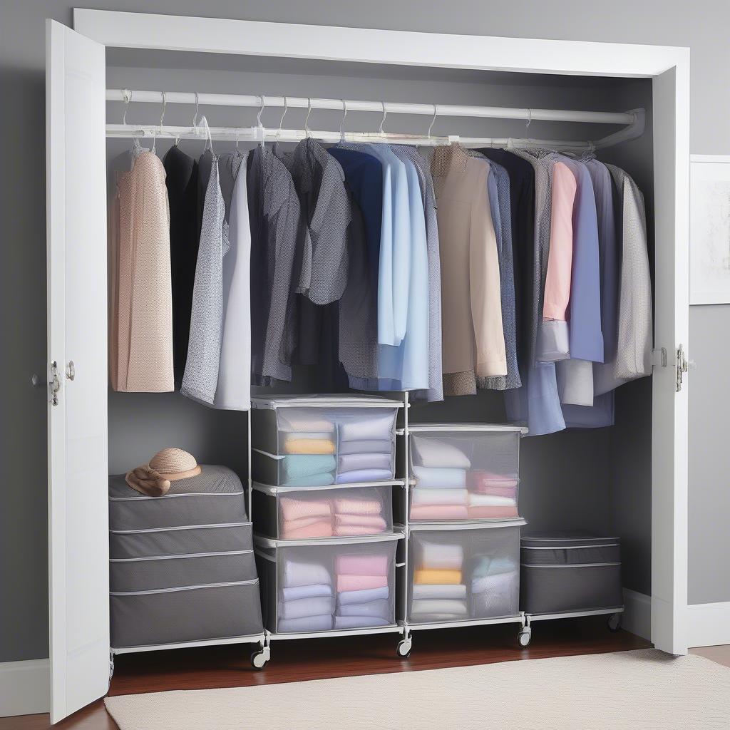 Organizing a Closet with Non Woven Garment Bags