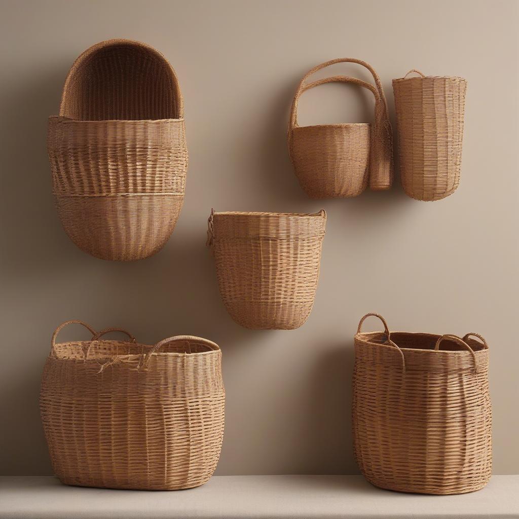 Overstock Wicker Basket Wall Decor