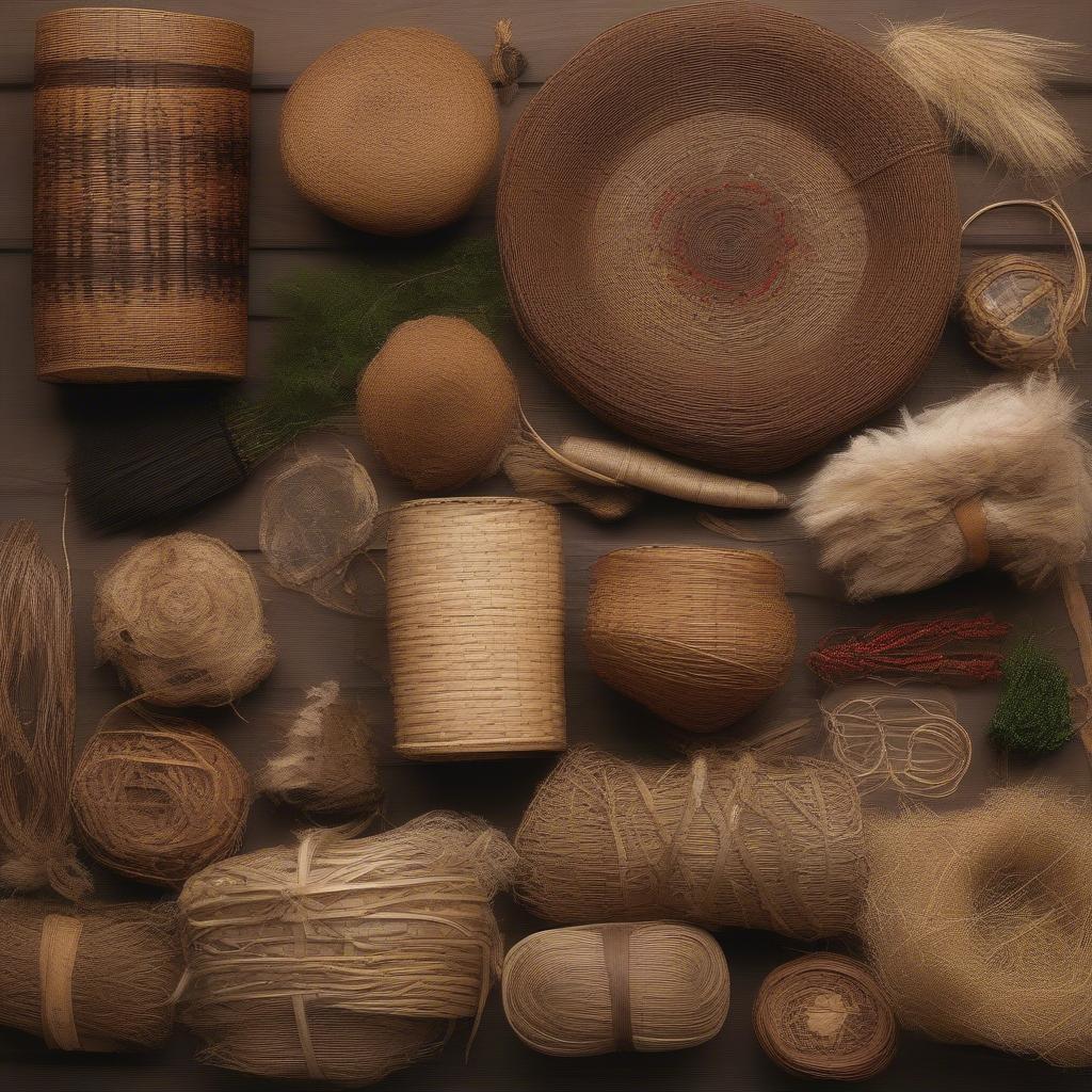 Traditional Basket Weaving Materials in the Pacific Northwest