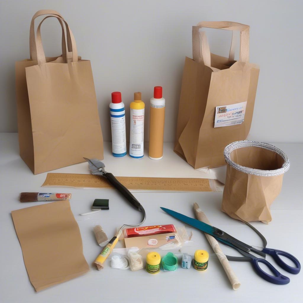 Paper Bag Basket Weaving Supplies