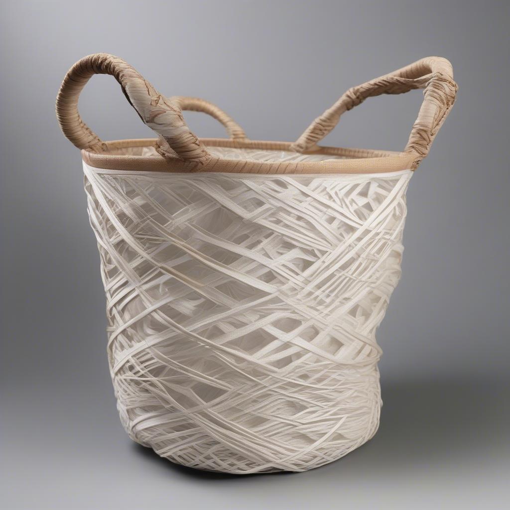 Advanced Paper Weaving Basket Designs using Intricate Techniques