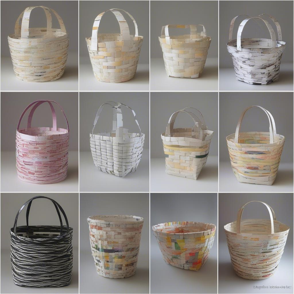 Beginner-Friendly Paper Weaving Basket Designs