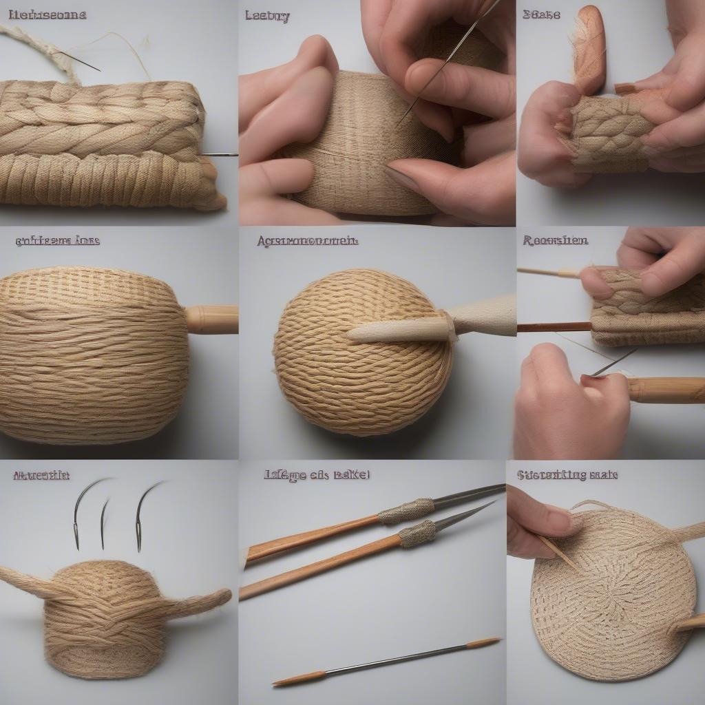 Perfect Basket Weave Techniques: Demonstrating proper weaving techniques and tools for a tight and even weave.