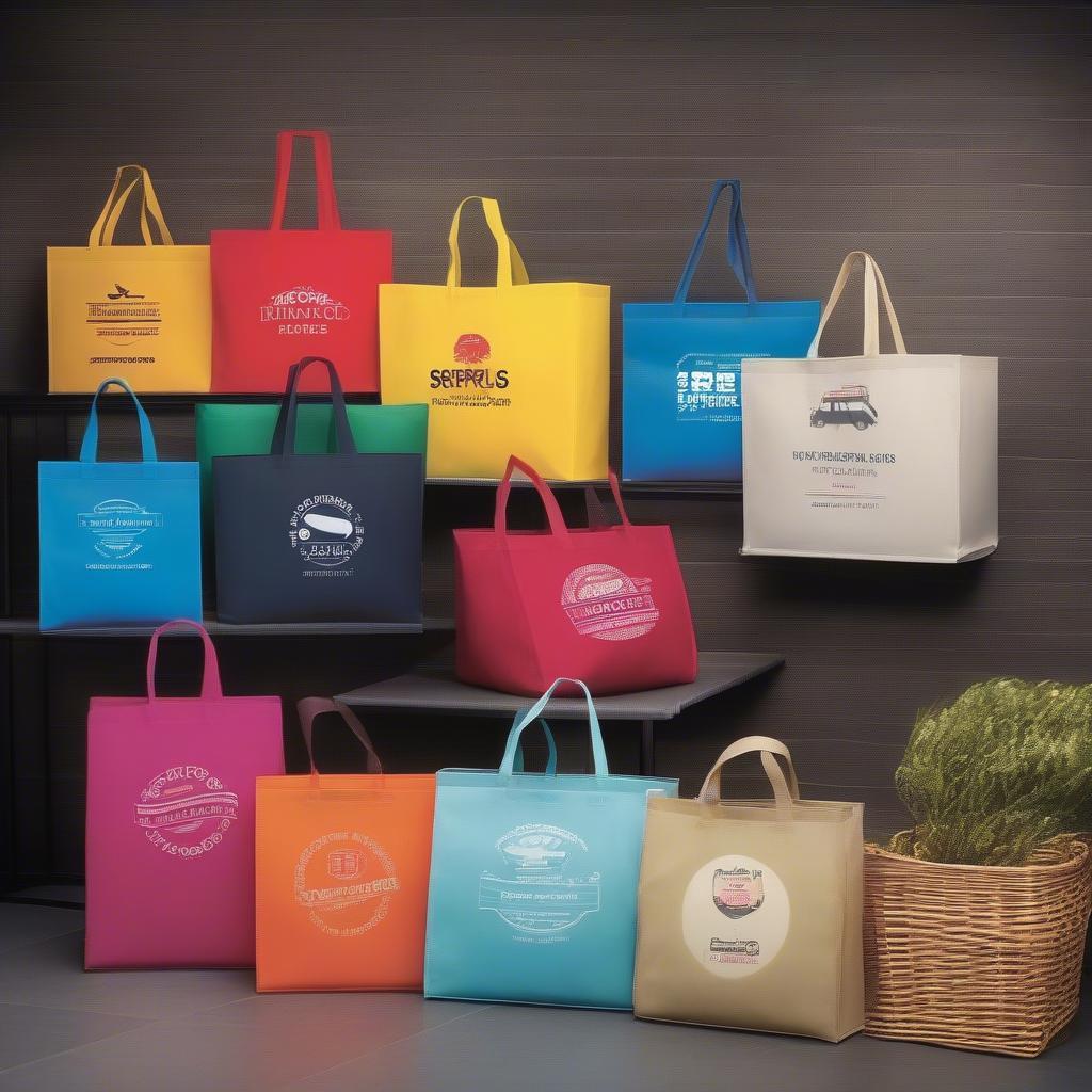 Personalised Branded Non-Woven Shopping Bags