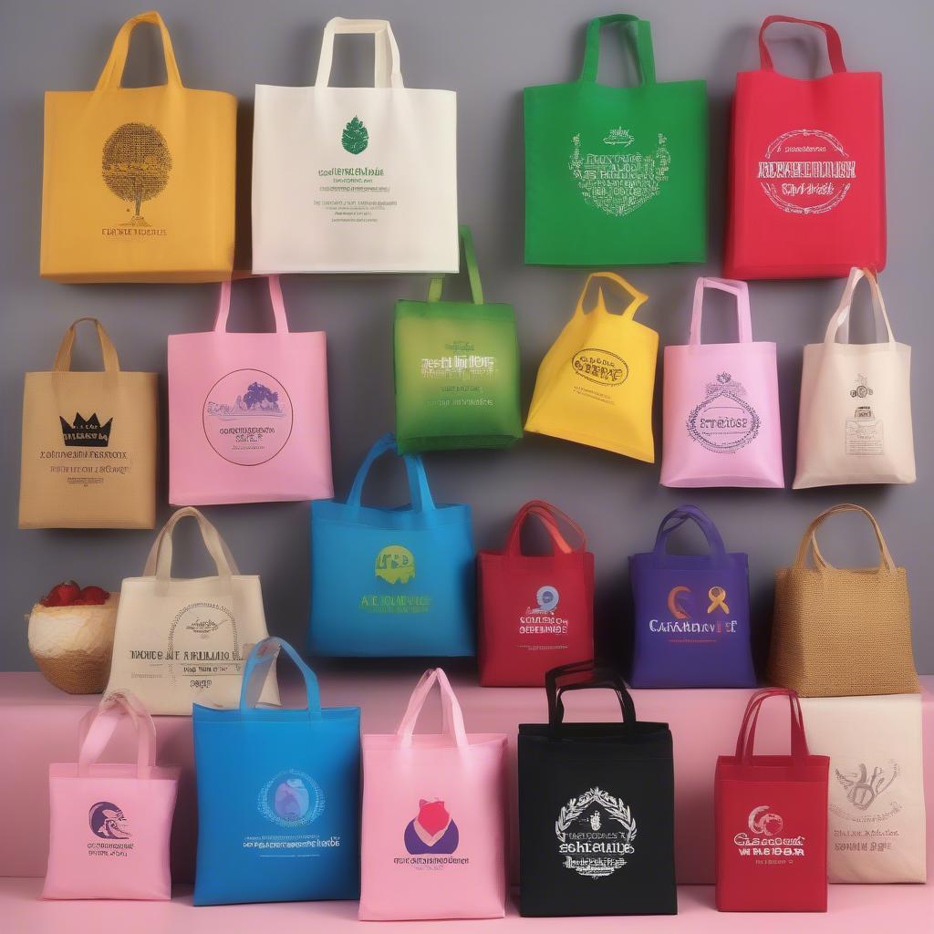 Personalized Reusable Non-Woven Shopping Bags