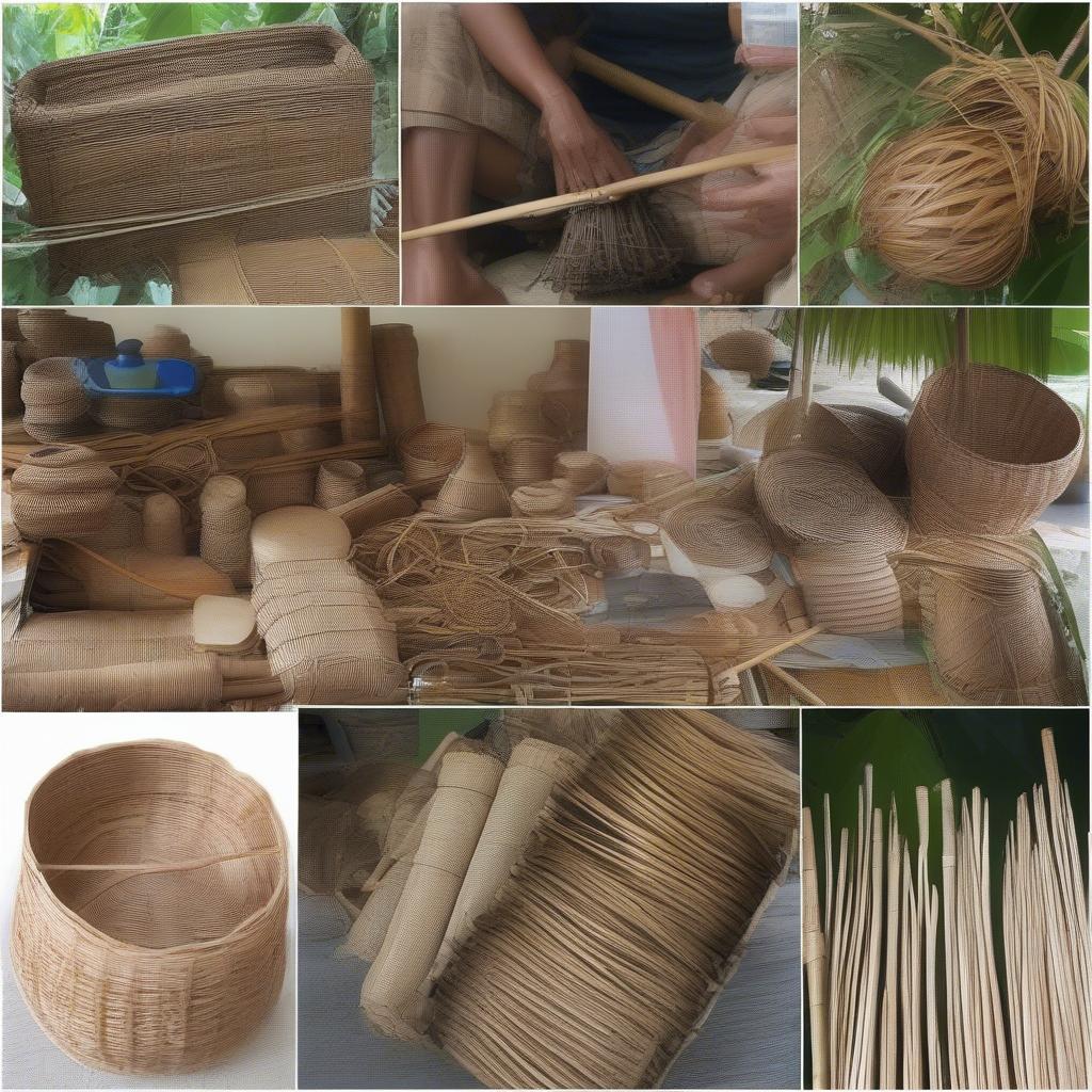 Materials and Tools Used in Philippine Basket Weaving