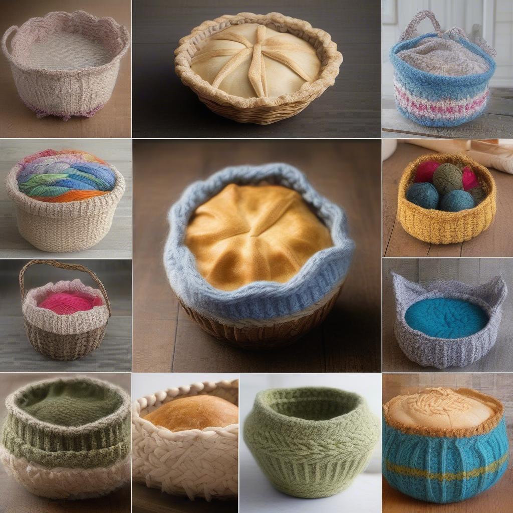 Variations of Pie Crust Baskets