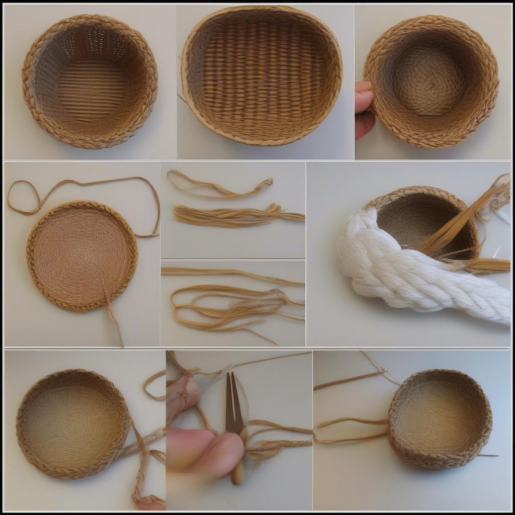 Step-by-Step Plaiting Weave Basket