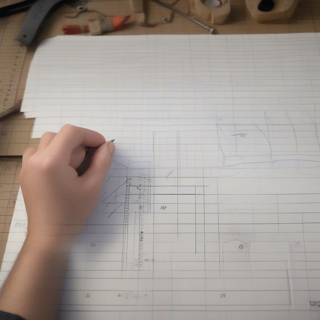 Planning the layout for a basket weave fence involves measuring the perimeter, marking post locations, and considering gate placement.