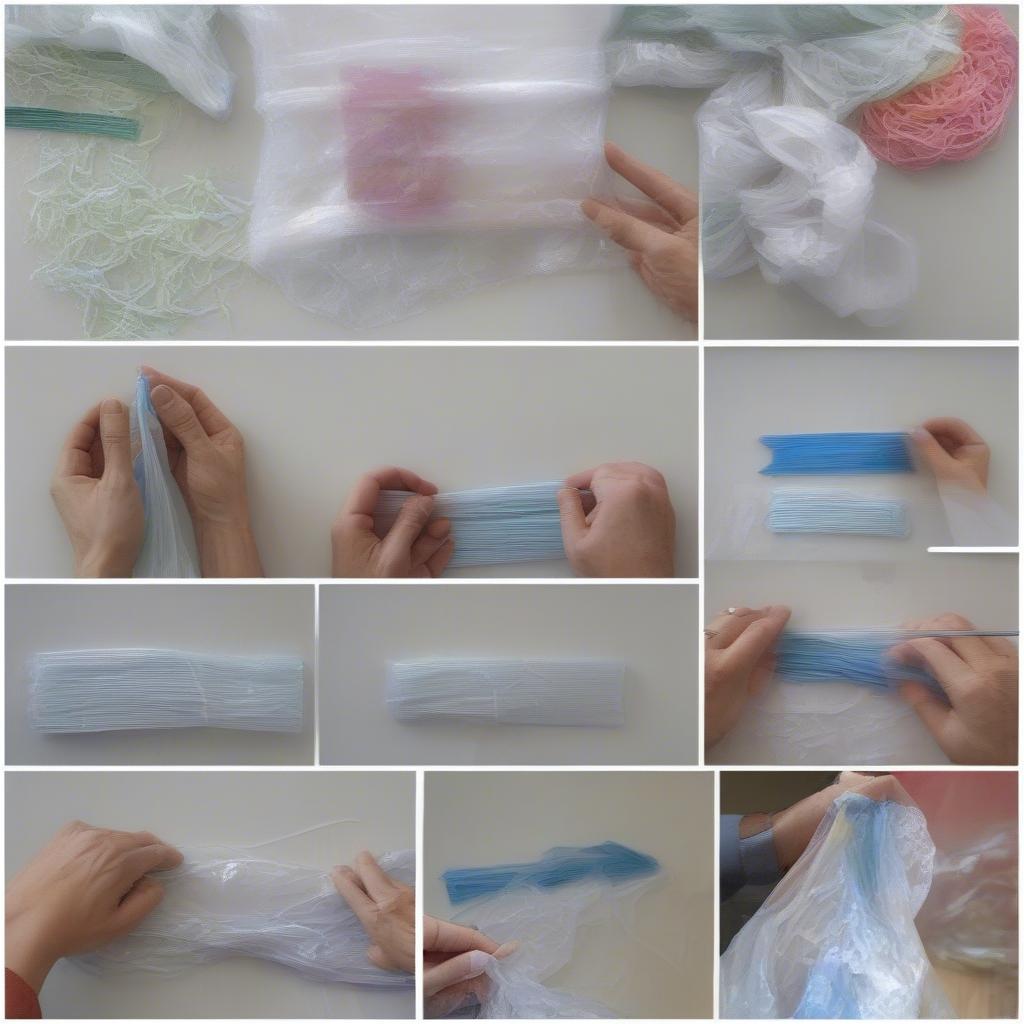 Preparing Plastic Bag Plarn