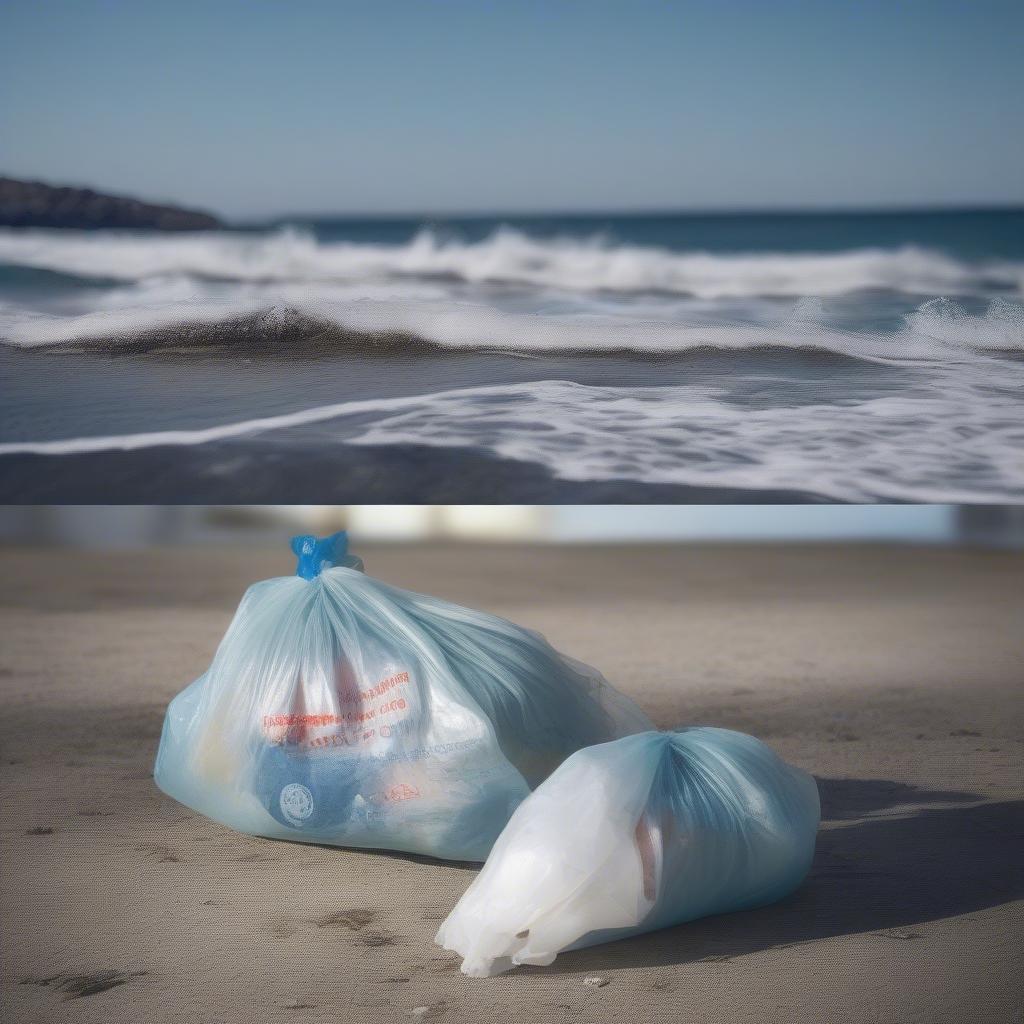 Impact of Plastic Pollution vs Recycled Bags