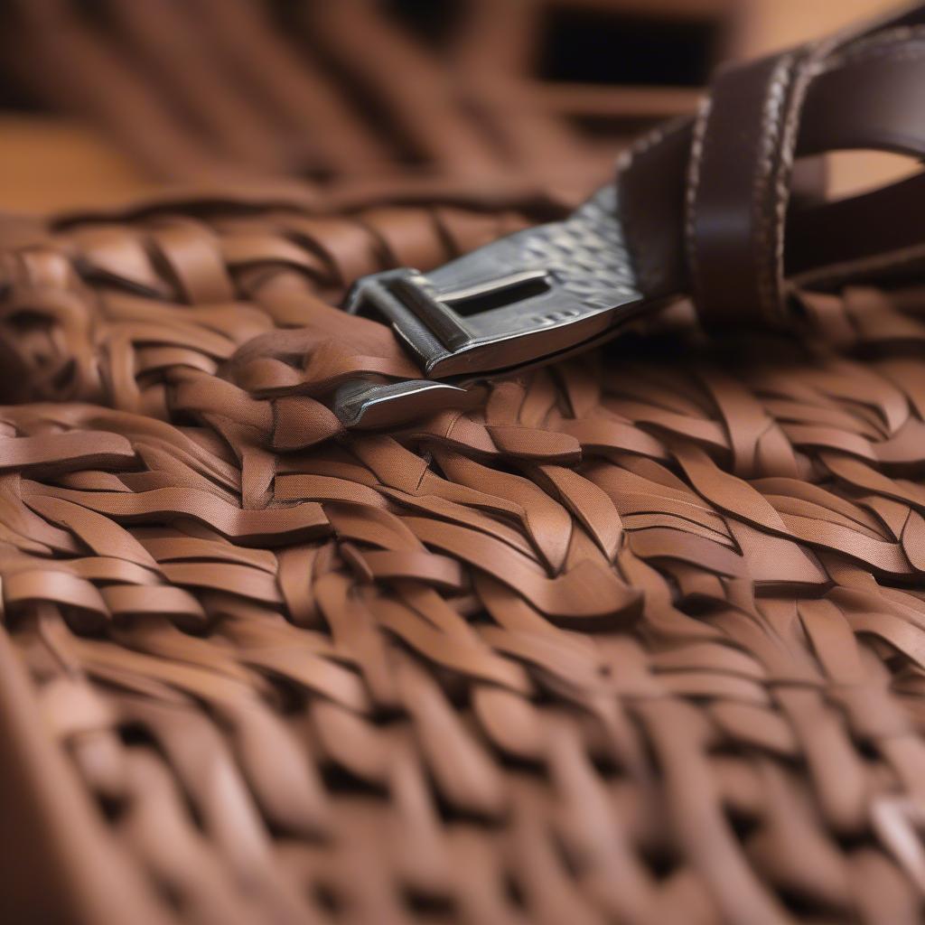 Construction of a Police Basket Weave Belt