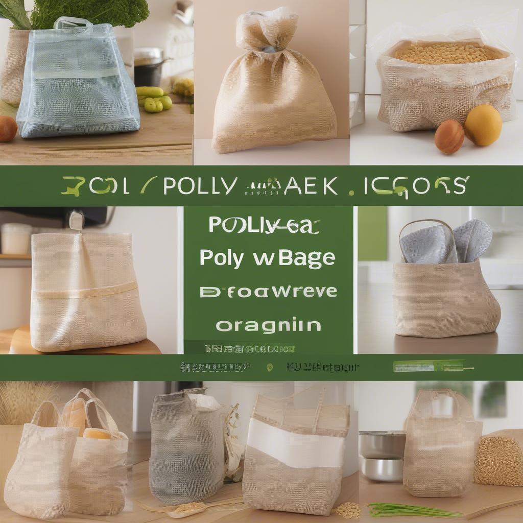 Examples of Poly Weave Bag Usage