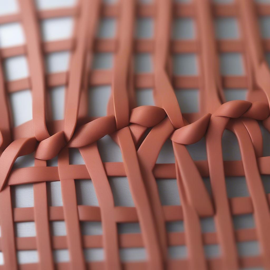 Polymer Clay Basket Weave Cane Weaving Process