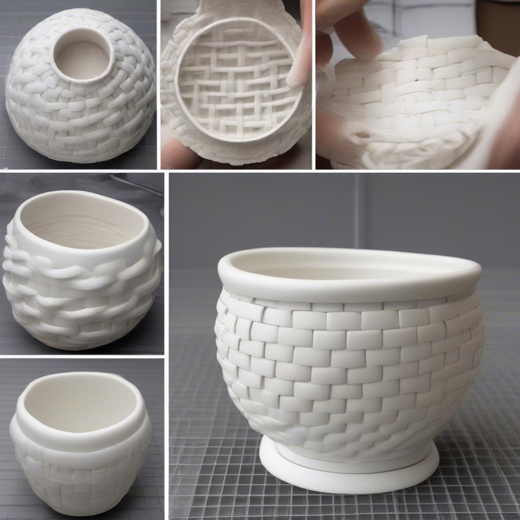 Porcelain Basket Weave Creation Process