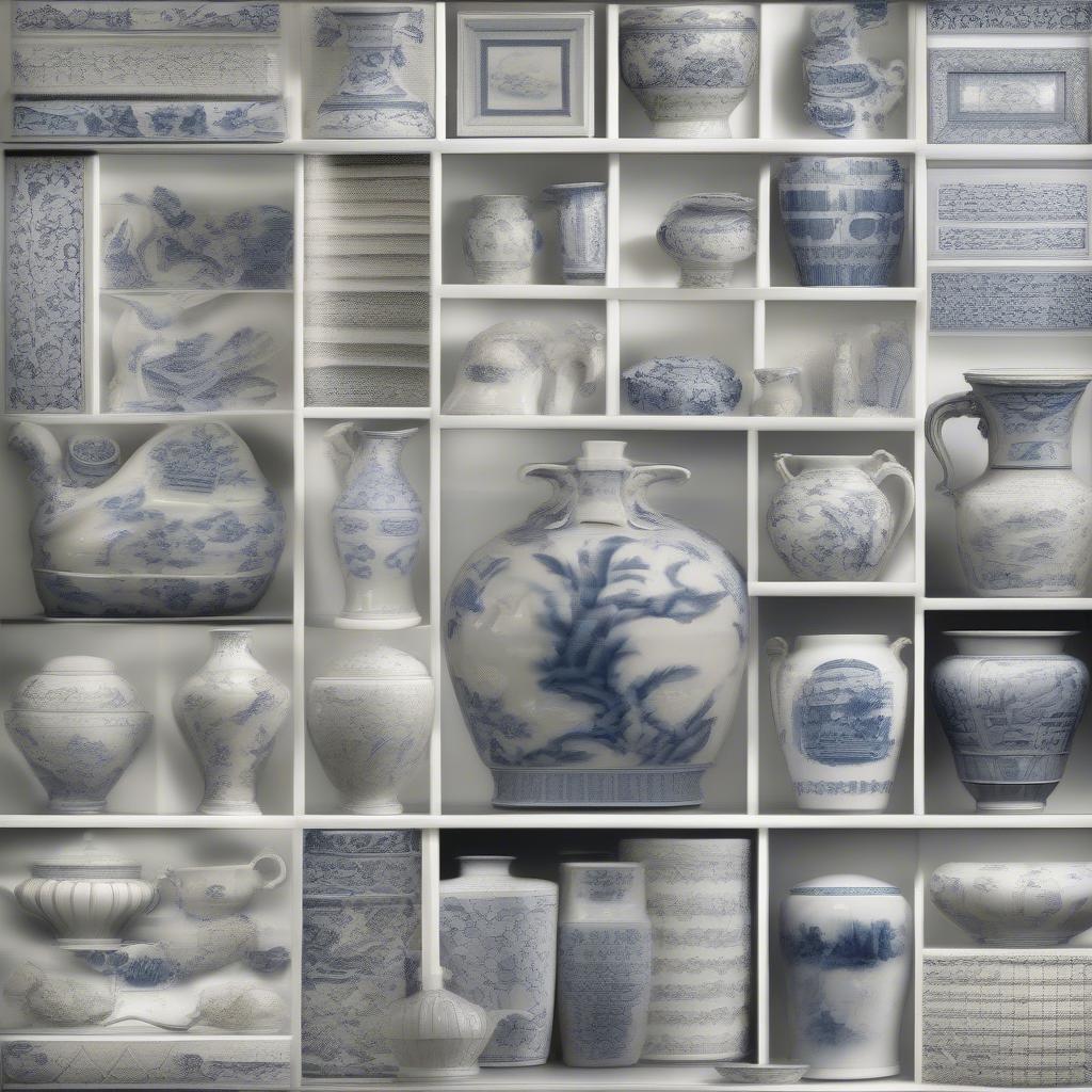 Porcelain Basket Weave History