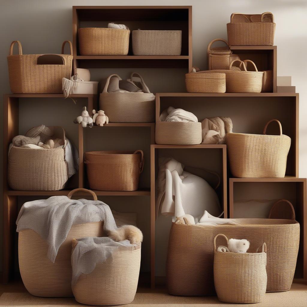 Pottery Barn Weave Basket Collection