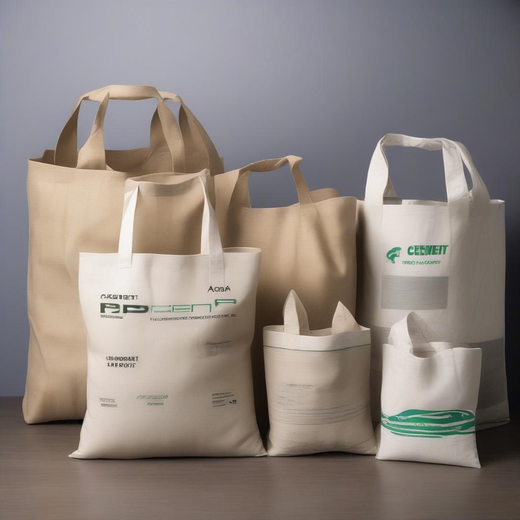 Different Types of PP Cement Woven Bags